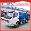 Dongfeng hydraulique petit bras basculant chariot à ordures